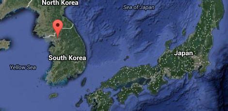 Lokasyon ng south korea